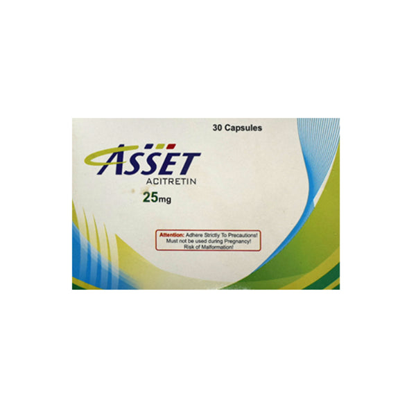 Asset 25mg Capsules 30's